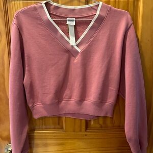 Victoria's Secret PINK Fleece V-Neck Sweater/Sweatshirt